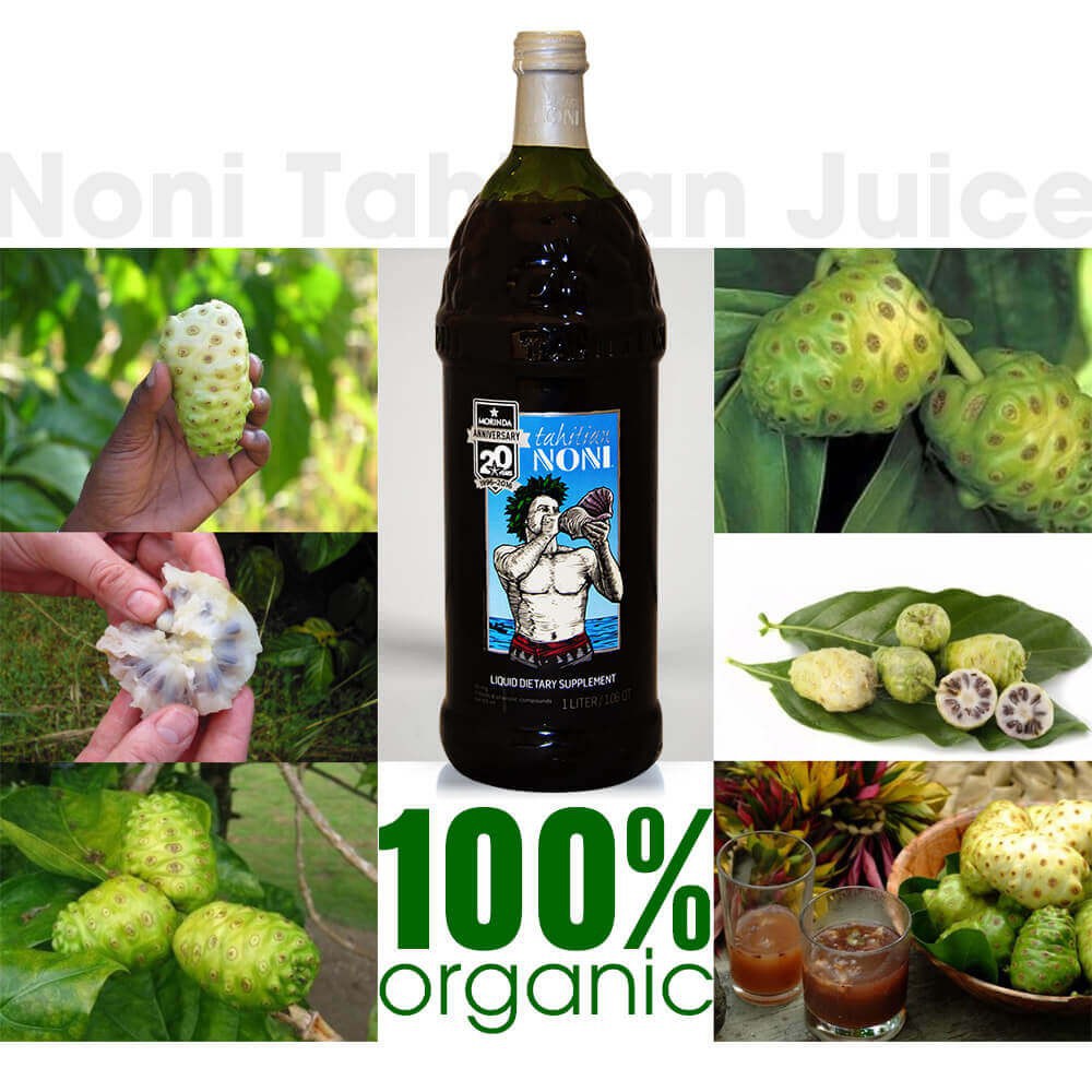 Combo 4 chai nước ép trái nhàu Morinda - Noni Juice ( 1 chai - 1 lít )