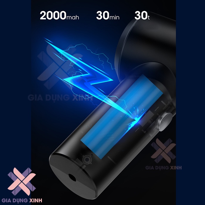 Máy Hút Bụi Mini Cầm Tay Không Dây Sạc USB - Lực Hút Mạnh Dùng Cho Ô Tô, Giường Tủ