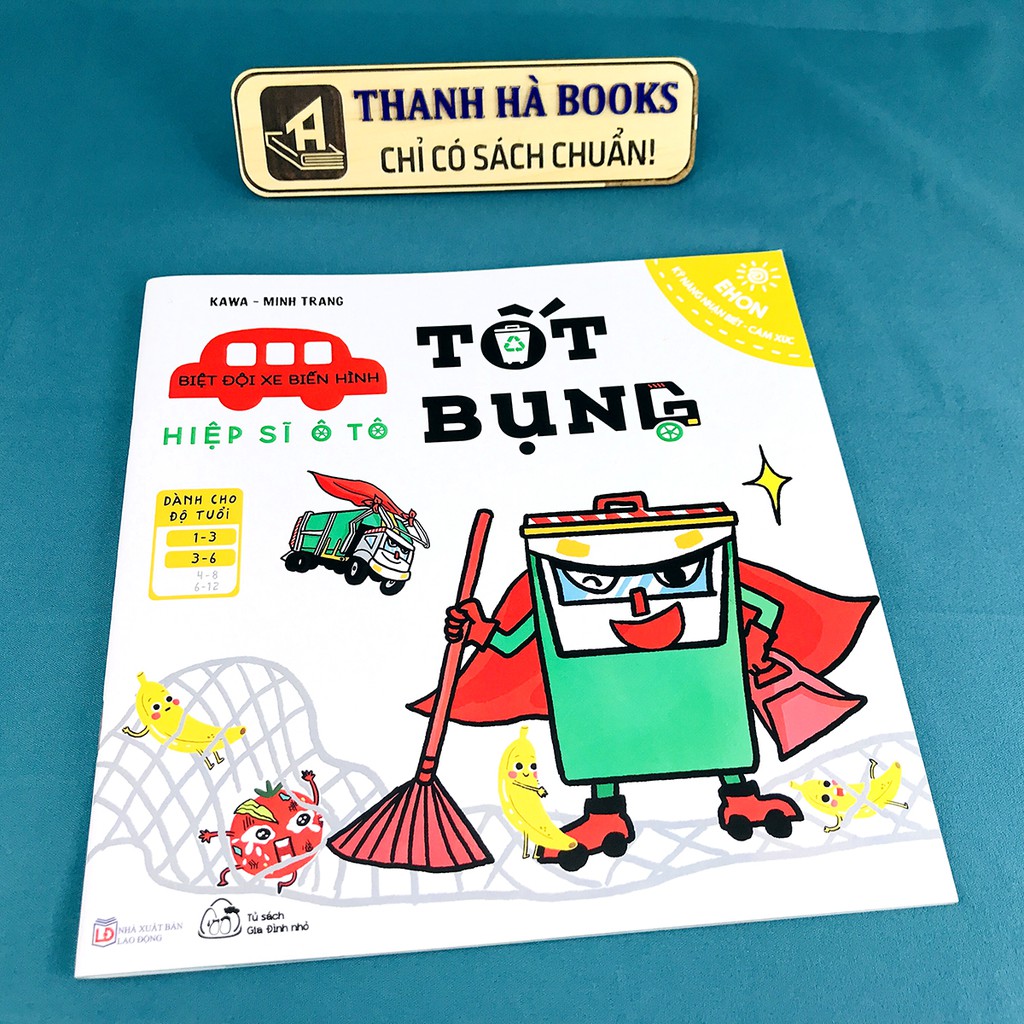 Sách - Ehon Kỹ Năng Nhận Biết Cảm Xúc - Biệt Đội Xe Biến Hình (Bộ 6 quyển)