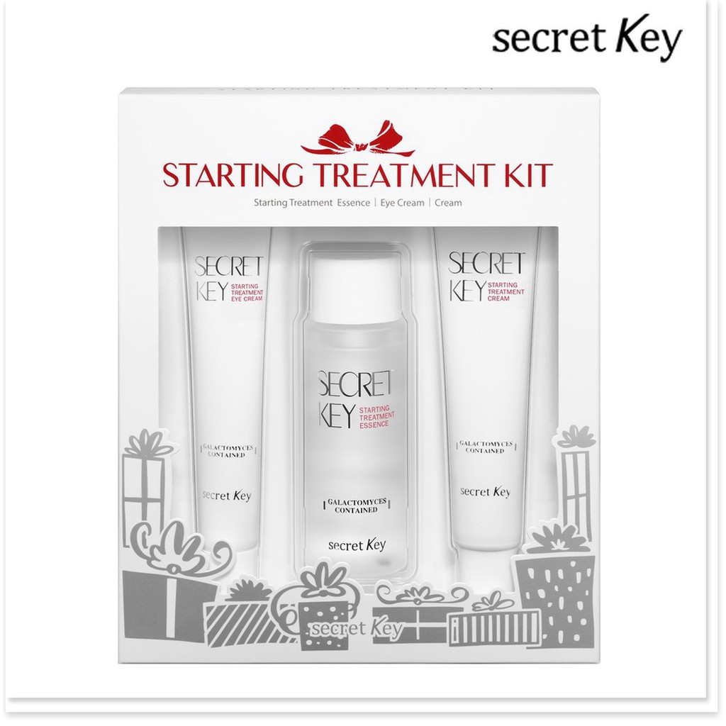 [Mã giảm giá] Bộ Kit dưỡng sáng da chống lão loá Secret Key Starting Treatment Kit (Essence, Eye Cream, Cream)