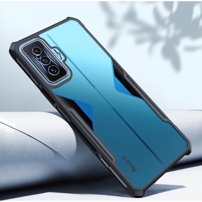 Ốp lưng XUNDD Redmi K50 Gaming Edition / POCO F4 GT Mặt lưng trong suốt, Viền TPU, Chống sốc