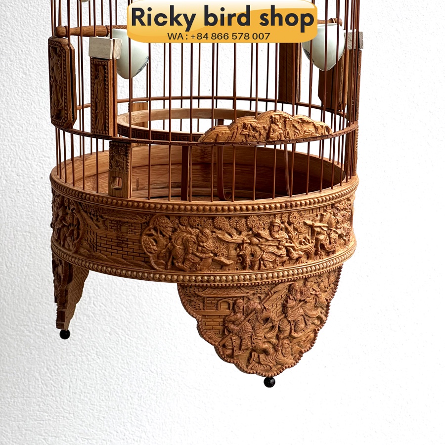 Lồng chim tre, Puteh bird cage -  Samkok design