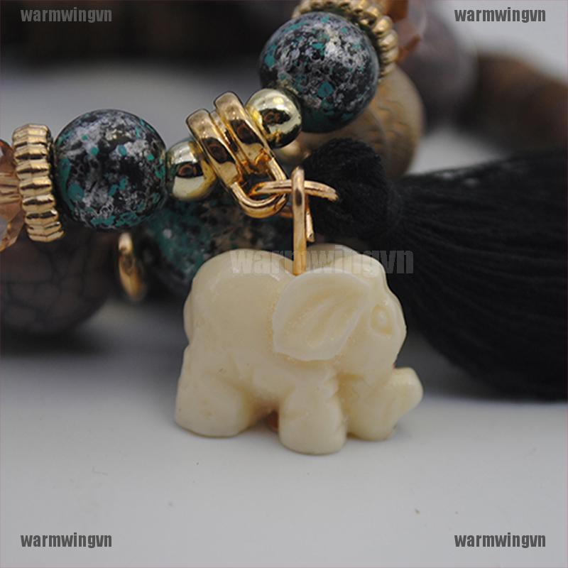 Set 3 Vòng Tay Hạt Phong Cách Bohomian