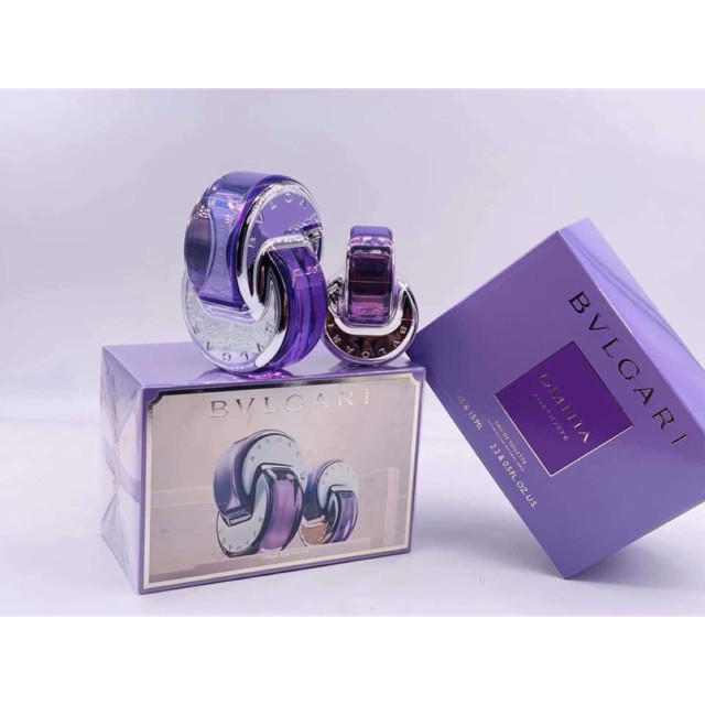 Set Nước Hoa ❣️FREESHIP❣️ Set Bvlgari Omnia Amethyste 2 món 65ML và 15ML