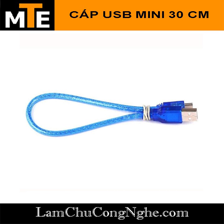 Dây cáp USB type A sang USB mini dài 30 cm