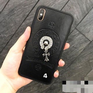 (6 mẫu) Ốp Da Chorme HEART Cho IPHONE