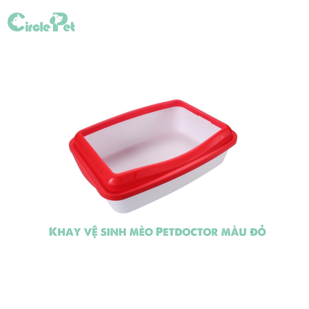 Khay Vệ Sinh Petodcotor Pian Pian Cao Cấp Dễ Dàng Dọn Dẹp Hỗ Trợ Bé Mèo Đi Vệ Sinh Đúng Chố - Circle Pet