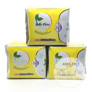 1 Thùng 48 gói Băng Vệ Sinh Thảo Dược Belle Flora Ban Ngày (Gói 10 Miếng)