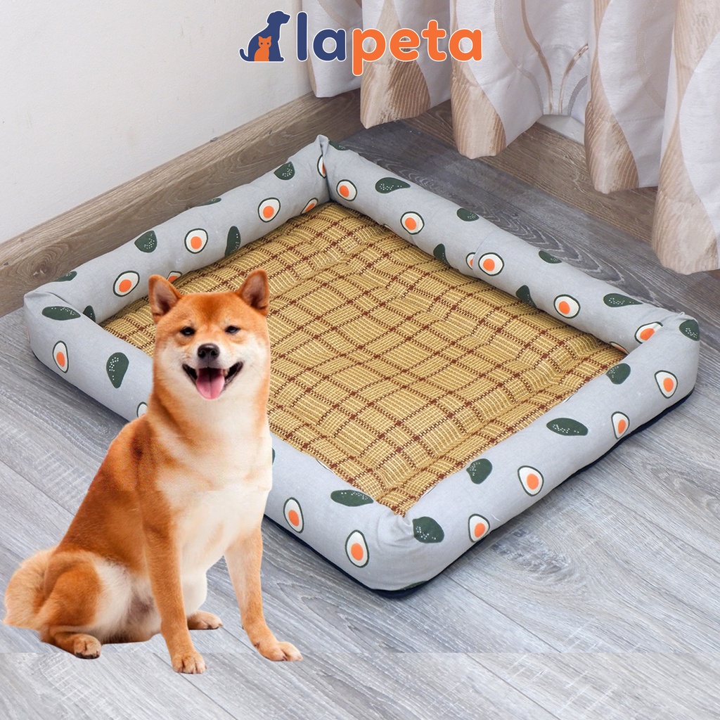 Đệm cho chó mèo ổ nệm hè hình chữ nhật cỡ L 61x51cm Lapeta