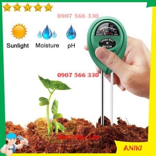 Máy đo ph đất - dụng cụ đo ph của đất 3 trong 1 qe102