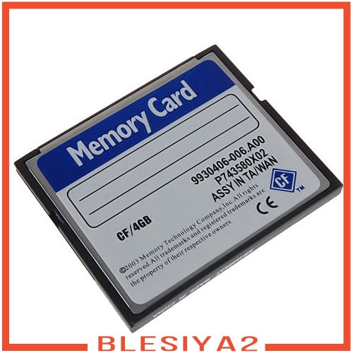 4GB CF Digital Memory Card for Cameras Cellphones GPS MP3 and PDAS