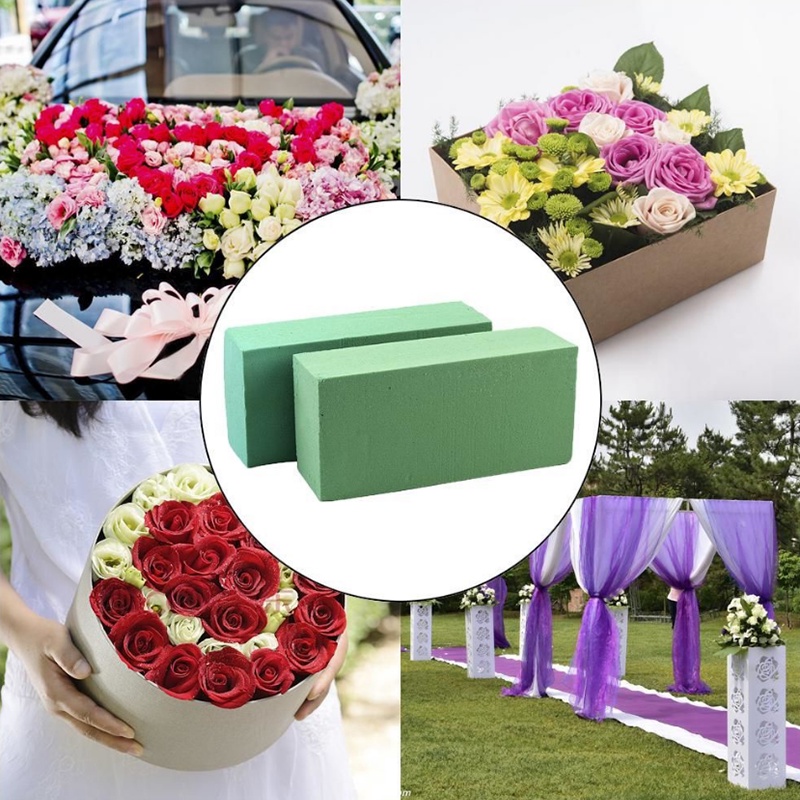 Xốp xanh cắm hoa trang trí sự kiện, decor giỏ hoa
