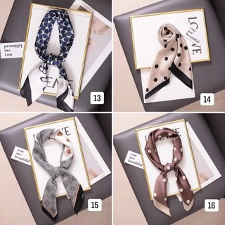Set 3 khăn lụa 70x70 giá sale 125k