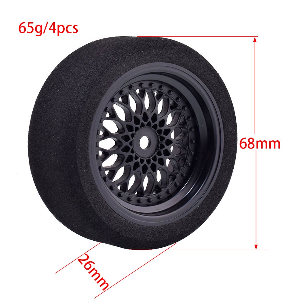 Bánh xe thay thế 2080-EV10 cho xe điều khiển HSP HPI Redcat 1:10 94123 SAKURA D3 Kyosho FW06