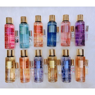 ► [Bill Mỹ] [ Travel Size 10 ml ] Xịt thơm body mist Victoria Secret, Bath And Body Works 10ml Chuẩn Authentic