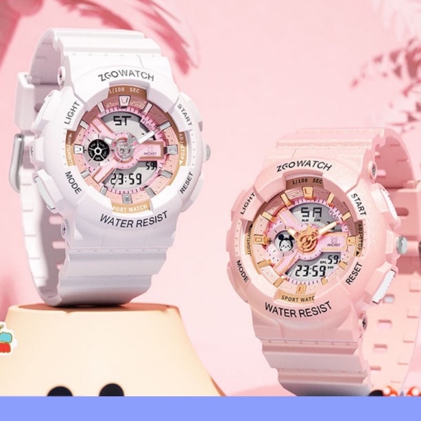 Disney Đồng Hồ Điện Tử Chống Thấm Nước Chống Nổ Hình Kỳ Lân Zgd-851-Qepc20