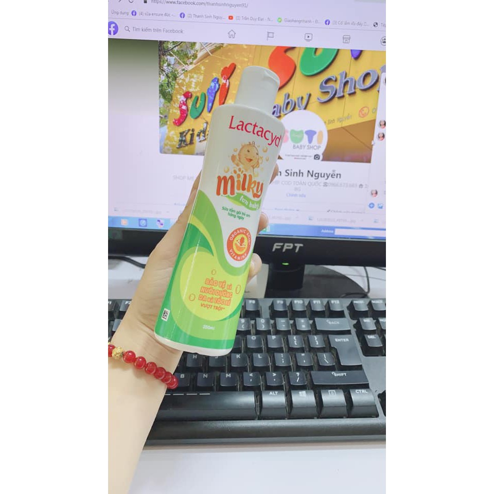 Sữa tắm gội Latacyd Milky⭐️ FREE SHIP ⭐️