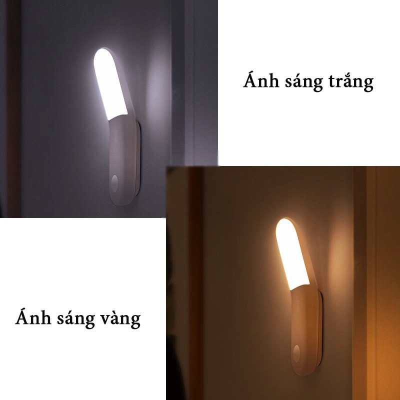 Đèn led cảm biến chuyển động ánh sáng baseus có 2 chế độ màu- Đèn led baseus chuyên để ngủ chính hãng