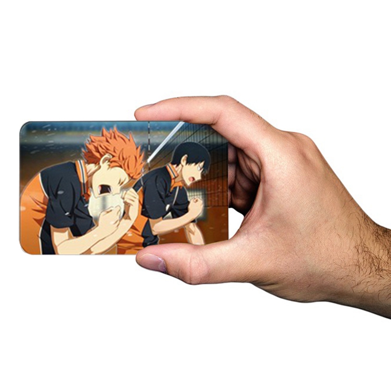 Tmdbyx Bộ 10 miếng dán trang trí hình nhân vật Anime Haikyuu chống thấm nước chất lượng cao