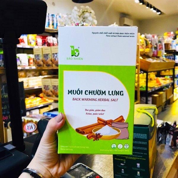 Muối chườm lưng Bảo Nhiên chính hãng