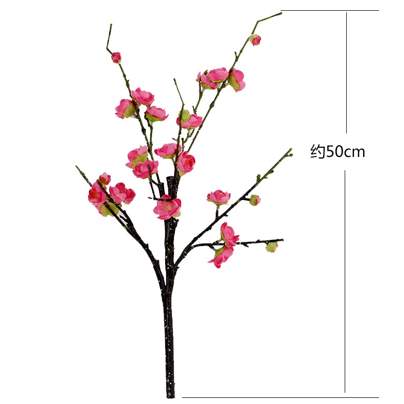 Cành Hoa Đào Giả Đẹp Trang Trí, Decor Phòng Khách, Nhà Hàng, Quán Coffee