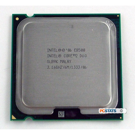 CPU E8500 + TUÝP KEO TẢN NHIỆT