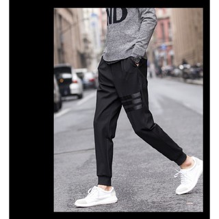 Quần thể thao jogger nam bo ống Hàn Quốc