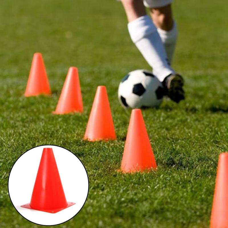 Aqtten 7" Marker Training Cones Sports Traffic Cones Safety Soccer Football Rugby Novelty