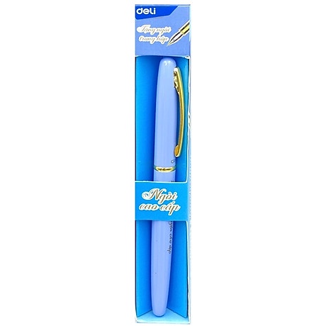 Bút máy học sinh Deli - Thiết kế trẻ trung, ngòi bút chất lượng cao, màu sắc hiện đại - kèm ngòi - CQ898