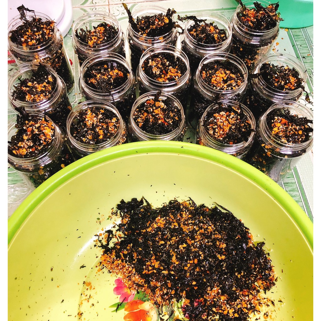 Combo 10 hũ rong biển cháy tỏi