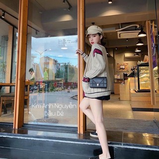 ÁO CHOÀNG CADIGAN VIỀN ĐỎ