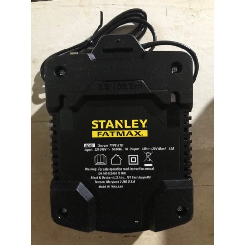 Bộ sạc pin 20V Stanley SC401-B1| Chính hãng| Bảo hành 1 năm