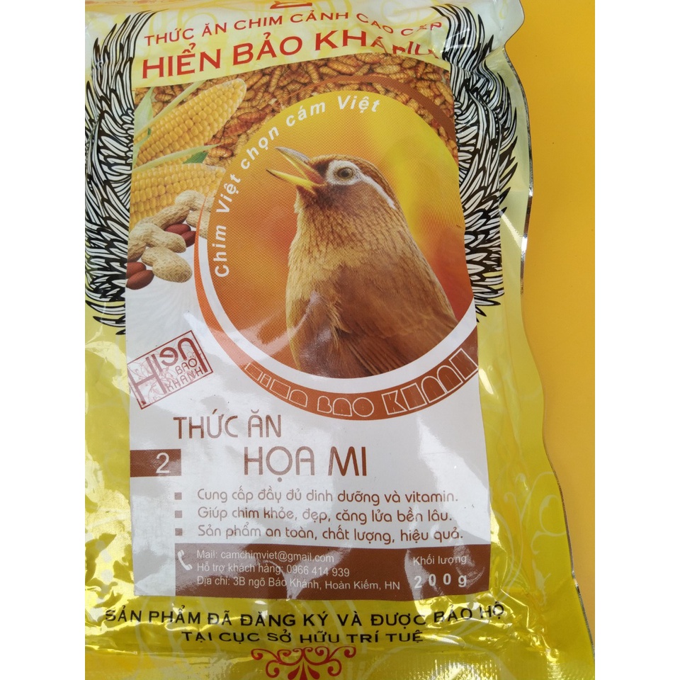 THỨC ĂN HỌA MI CAO CẤP (HIỂU BẢO KHÁNH)