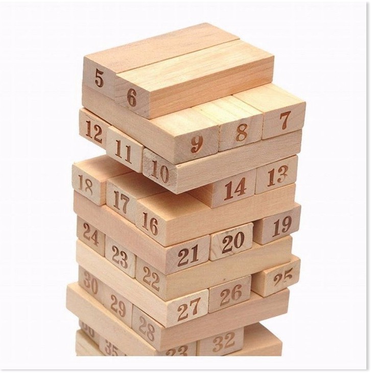 Rút gỗ  1 ĐỔI 1   Bộ trò chơi rút gỗ WOOD TOYS loại lớn siêu đẹp 2785