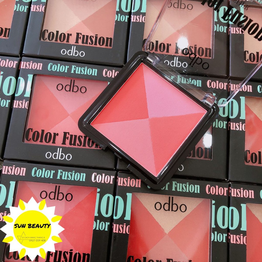 PHẤN MÁ HỒNG ODBO COLOR FUSION BLUSHER OD187 NHẬP KHẨU CHÍNH HÃNG - 2815