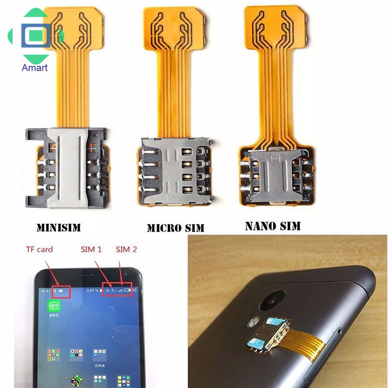 Dây cáp mở rộng khe cắm thẻ SIM cho điện thoại Android