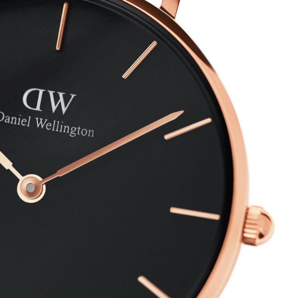 [Giá tốt] Đồng hồ DW Nam Nữ Daniel Wellington Classic Petite St Mawes Black 28mm - Rose Gold