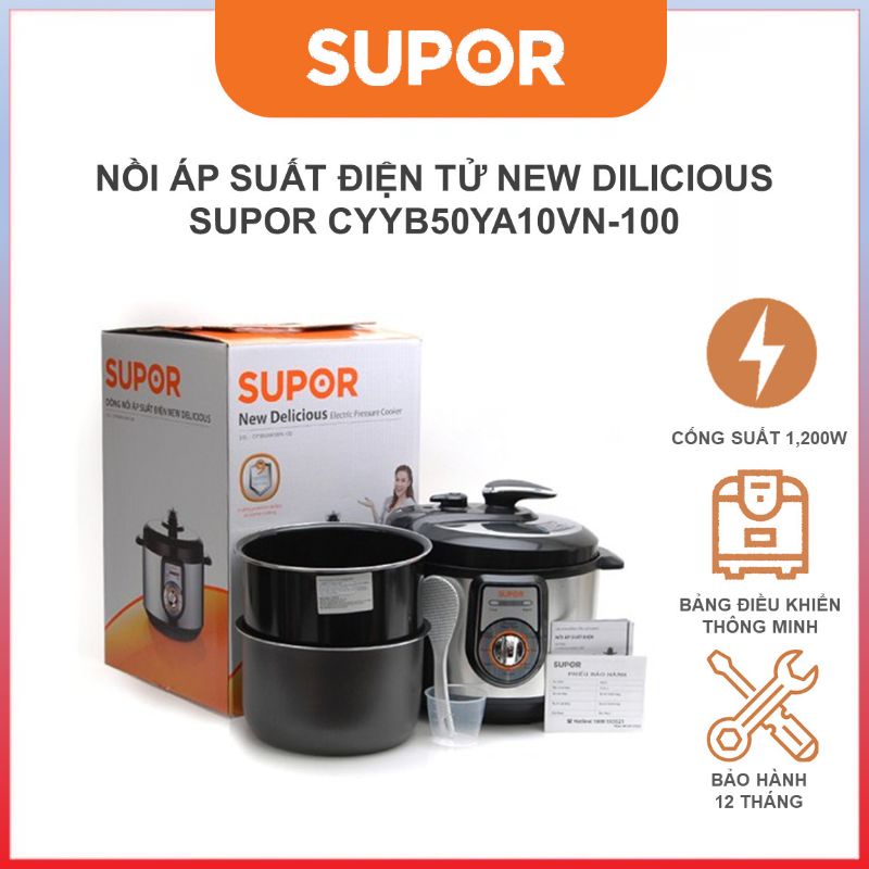 Nồi áp suất điện Supor CYYB50YA10VN-100
