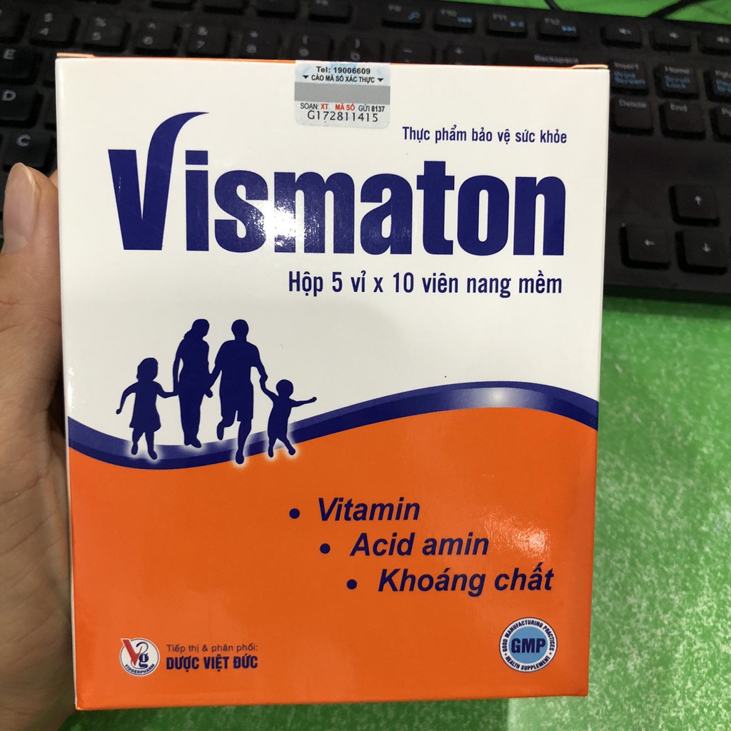 Viên uống bổ sung vitamin tổng hợp Vismaton  (Hộp 50 viên)