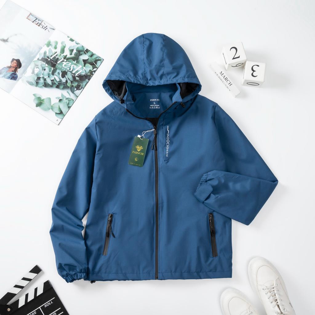 Áo khoác gió đôi nam nữ 2 lớp lót lưới INDOCHI cao cấp chống nước, cản gió 4 màu cơ bản ARU SHOP