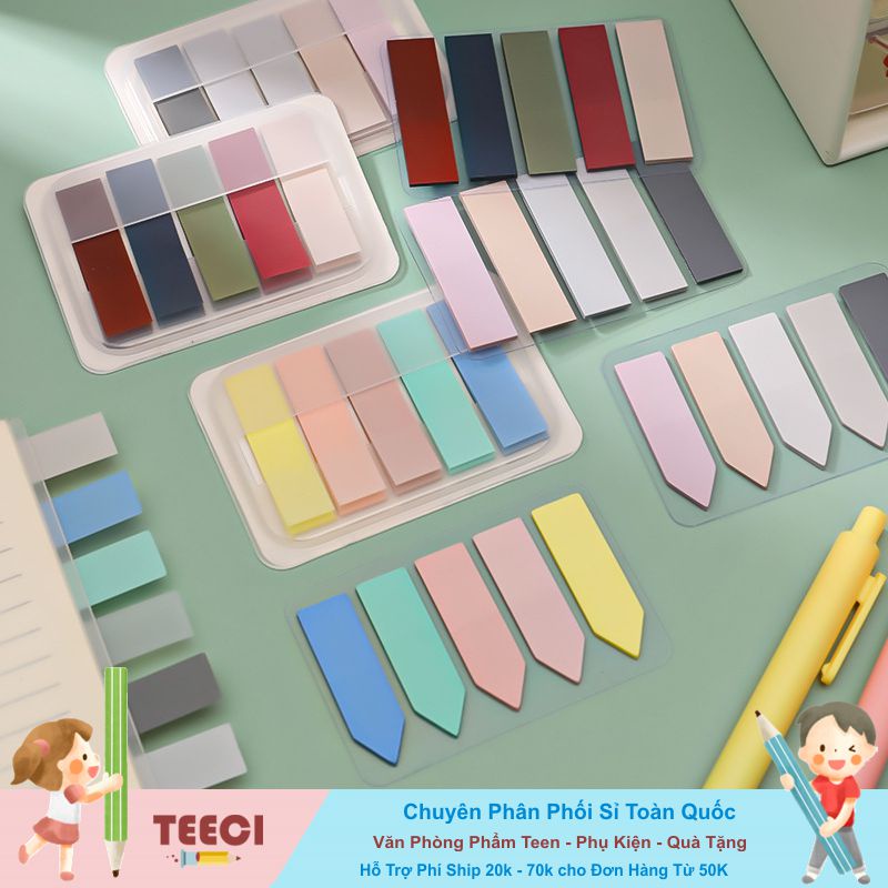 &lt;Video Review&gt; Set 5 Miếng Dán Sticky Giấy Note To Do List Giấy Dán Ghi Chú Đánh DấuTrang Màu Colorful Pastel D033