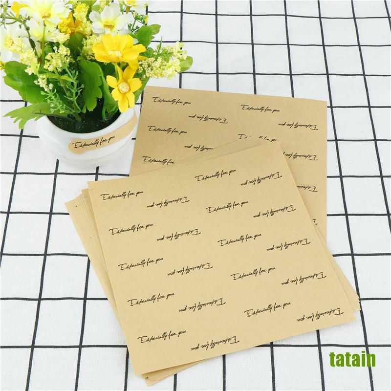 Tem 20 miếng dán trang trí Especially for you dạng dài