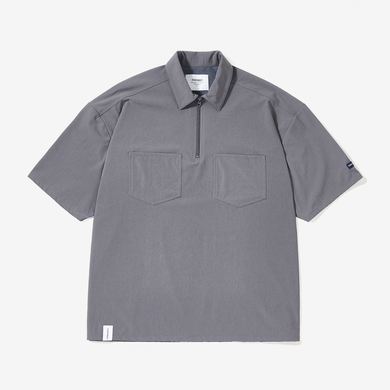 Áo Thun polo Ngắn Tay Form Rộng Phong Cách Nhật Bản Dành Cho Nam