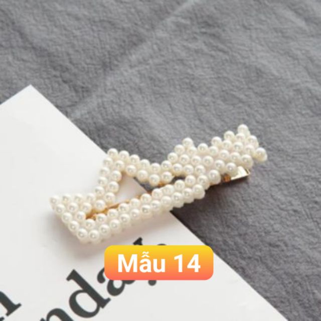 Kẹp tóc mạ vàng rất nhiều kiểu. Kẹp tóc nữ thời trang mới. Kẹp tóc hạt châu