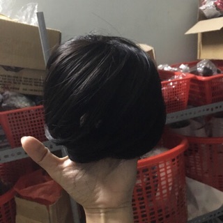 Tóc giả búi phồng-búi tỏi