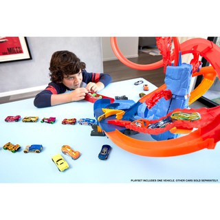 Bộ Đường Đua HOT WHEELS Siêu Núi Lửa