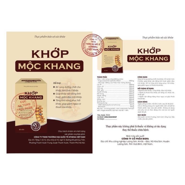 KHỚP MỘC KHANG HỘP 60 VIÊN[ chính hãng]