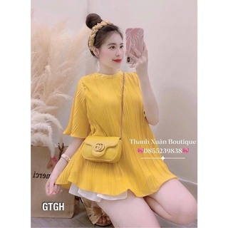 Áo bầu hè - dệp li - thiết kế công sở