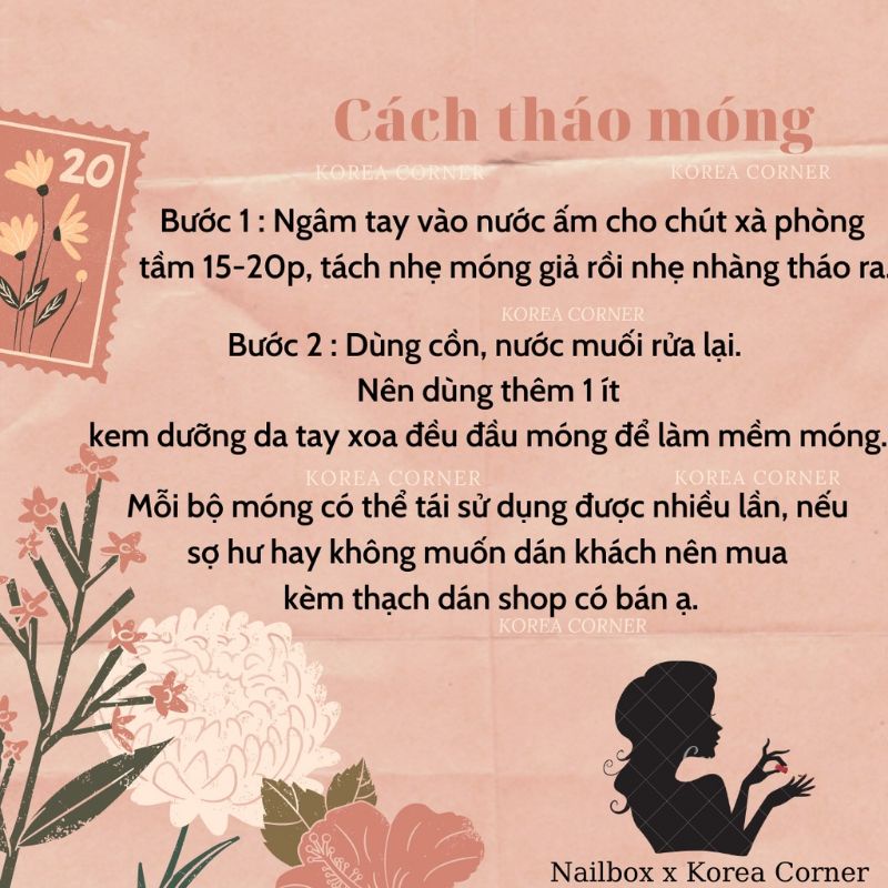 [ SẴN - HỎA TỐC ] SET 24 MÓNG GIẢ ĐÍNH ĐÁ - Tặng dũa kèm keo