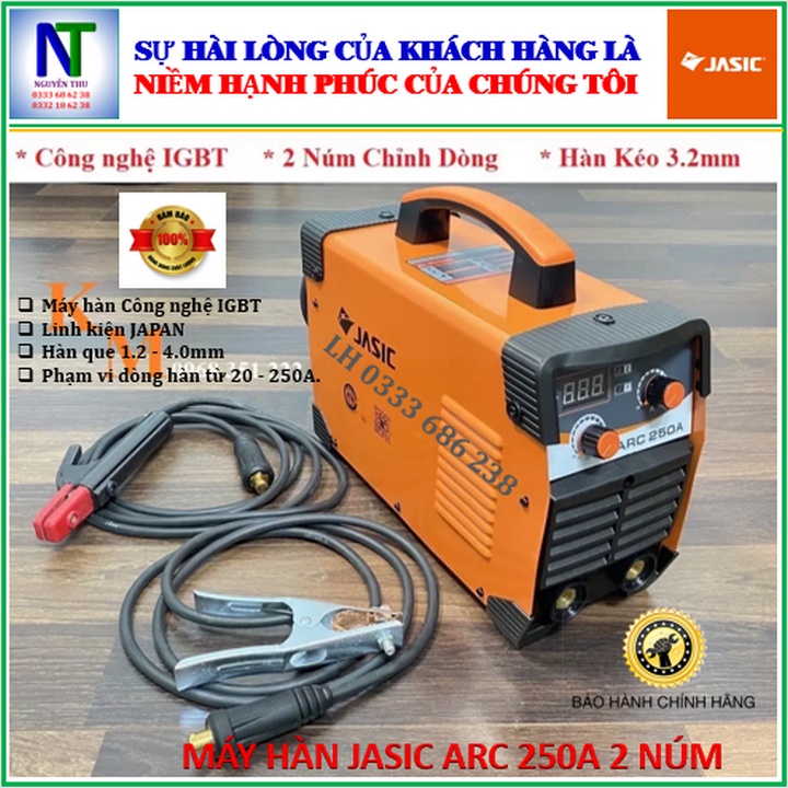 Máy hàn Jasic Arc 250A, chính hãng